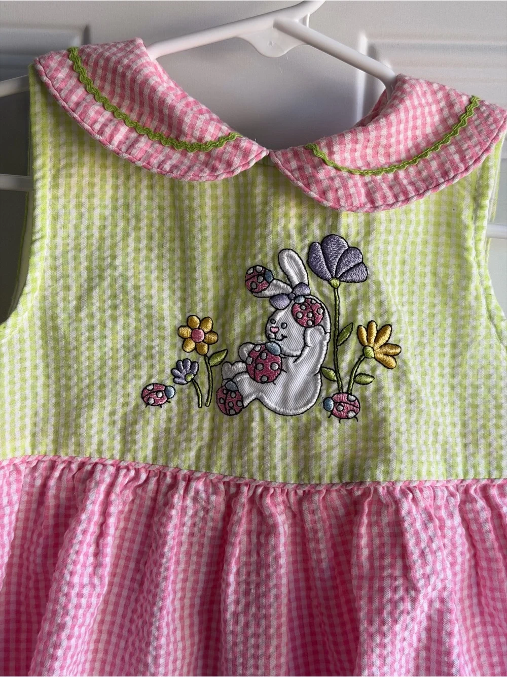 Vintage Samara toddler gingham outfit size 2/3T